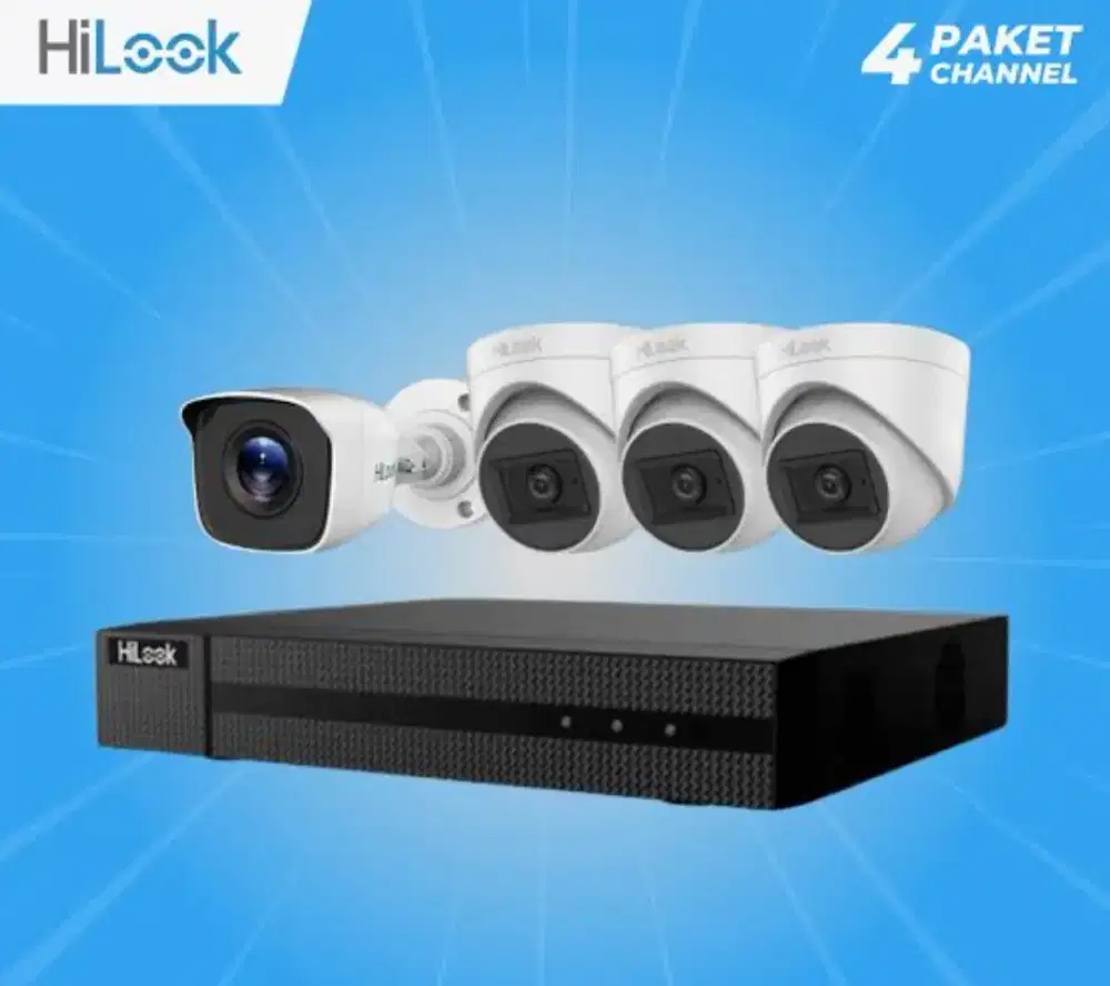 PAKET PEMASANGAN CCTV HILOOK 4CH