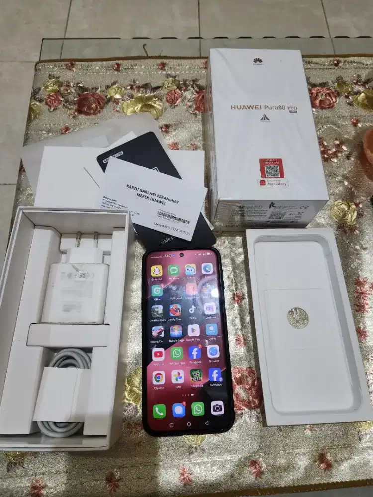 Huawei pure 80 pro lengkap garansi