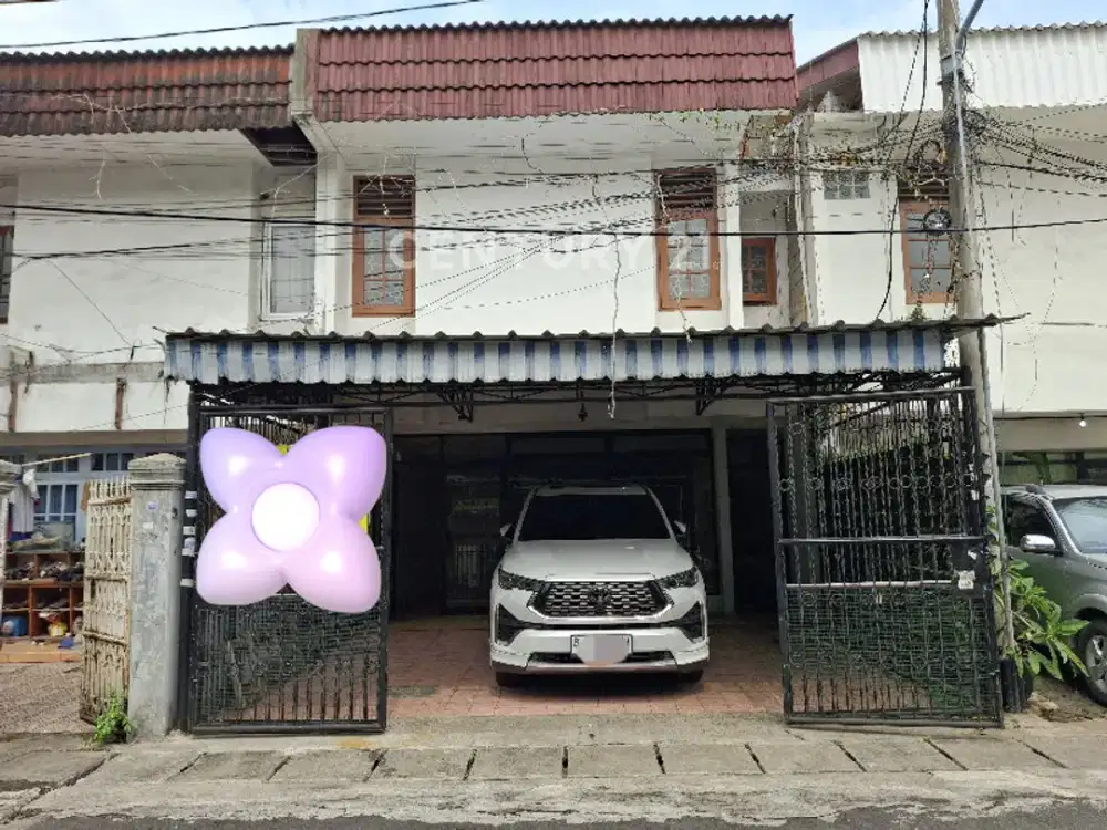 RUMAH ATAU RUMAH KANTOR AKSES JALAN 2 MOBIL BEBAS BANJIR