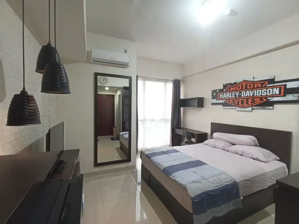 Dijual Apartemen Studio Full Furnished – Sebelah UI, View Margonda & Jakarta
