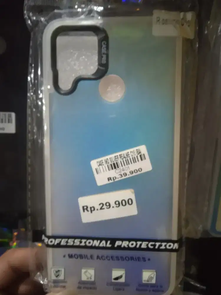 CASE IMD SILVER REALME C15 ATLANTIS DASYAT