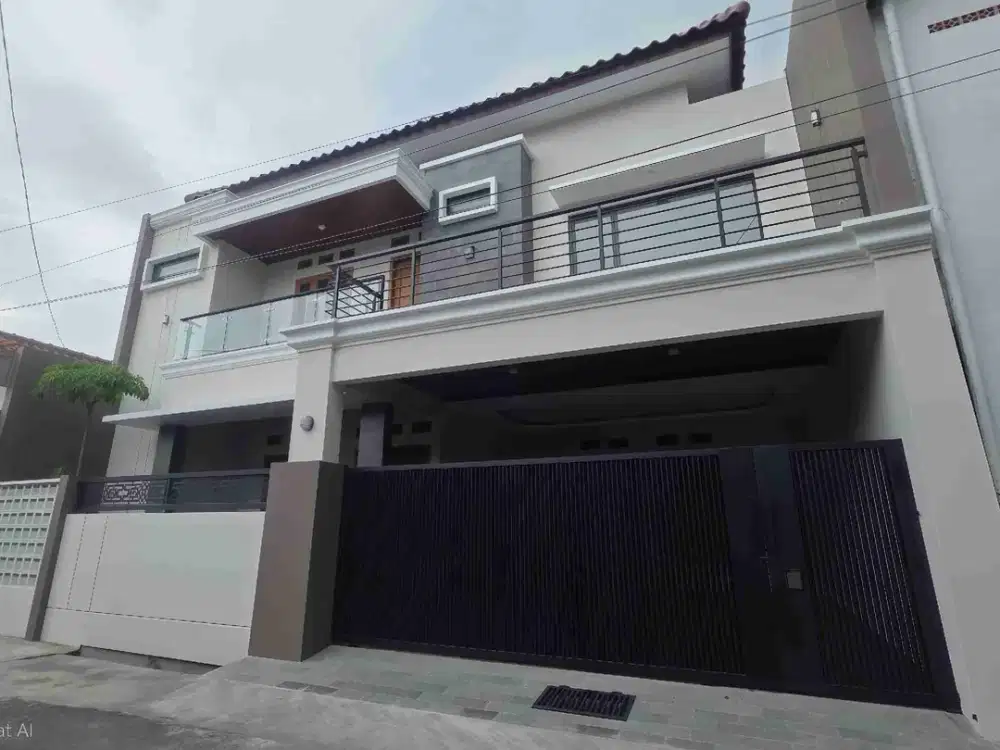 rumah mewah baru 2lantai tengah kota solo di banjarsari
