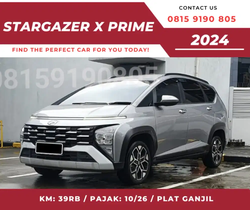 Hyundai Stargazer Prime X matic tahun 2024