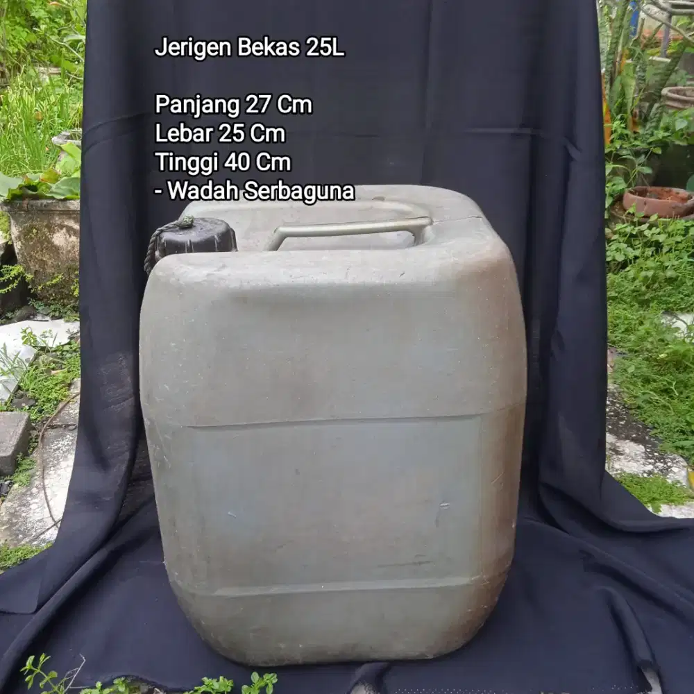 Aneka Jerigen Bekas Aneka Ukuran-Kuat- Bagus-Serbaguna