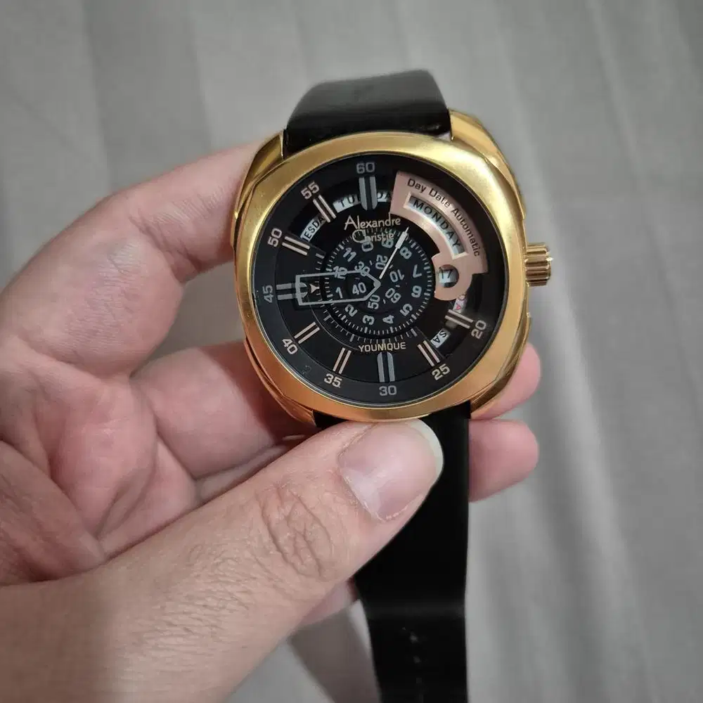 Jam tangan Alexander Christie hitam