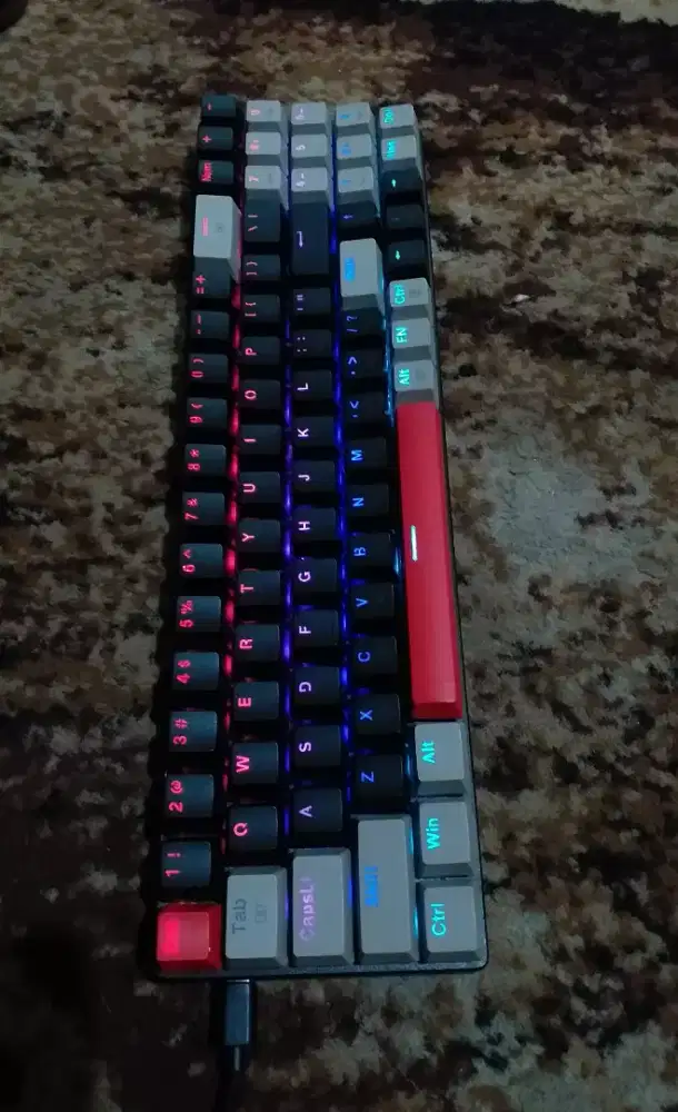 Keyboard led gaming