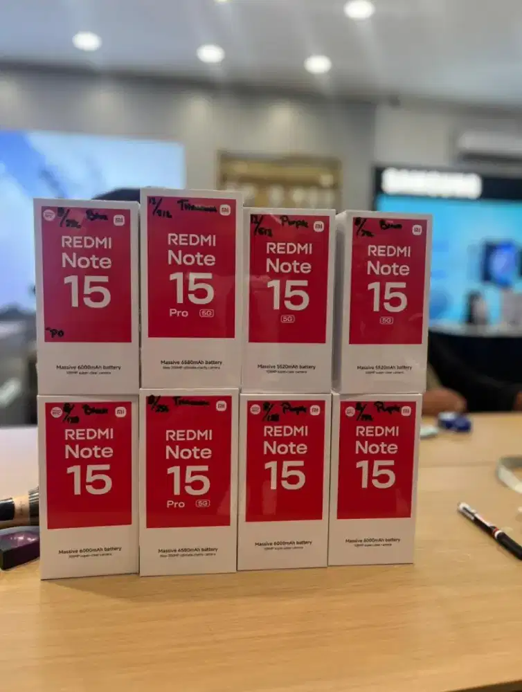 OPEN PO REDMI NOTE 15 SERIES READY TGL 30&31 JAN 2026