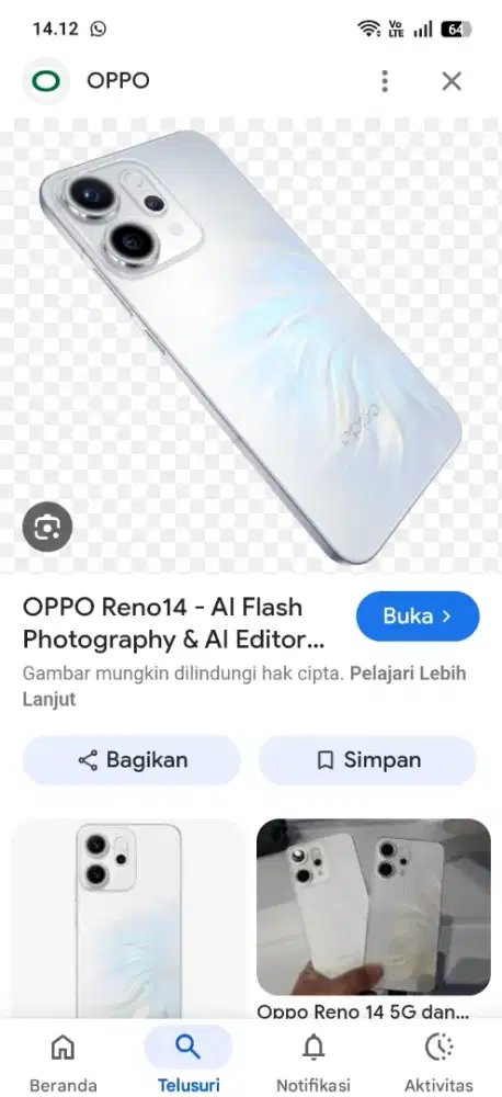Redy Oppo Reno 14 F 5G 8/256