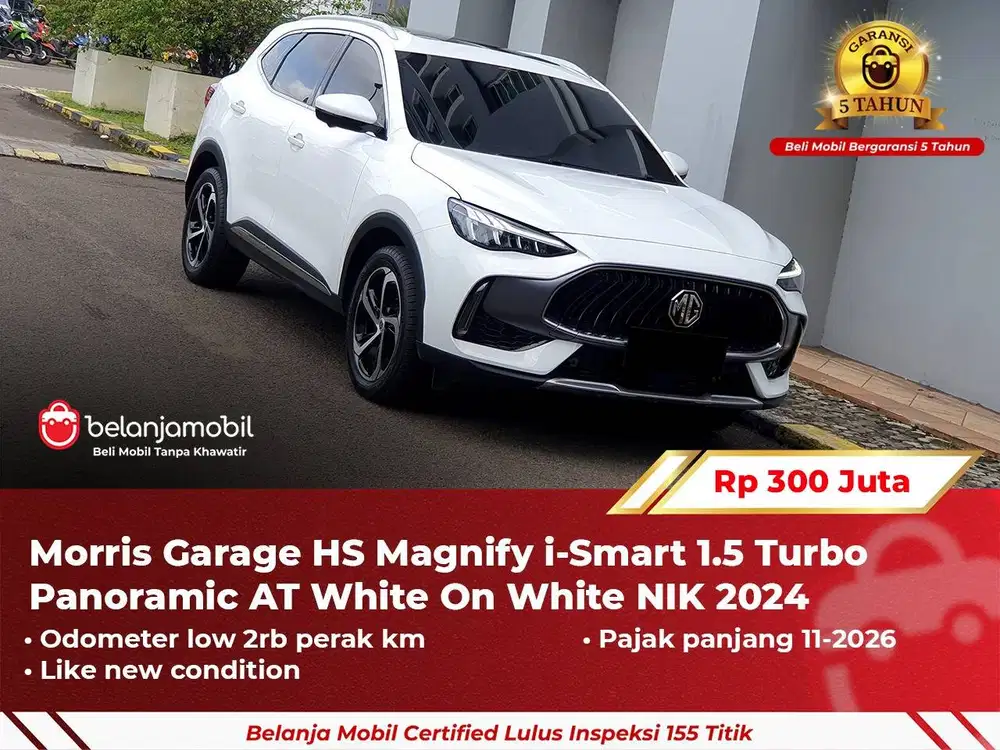 [GARANSI 5TH] Morris Garage MG HS Magnify i-Smart 1.5 Turbo 2024/2025