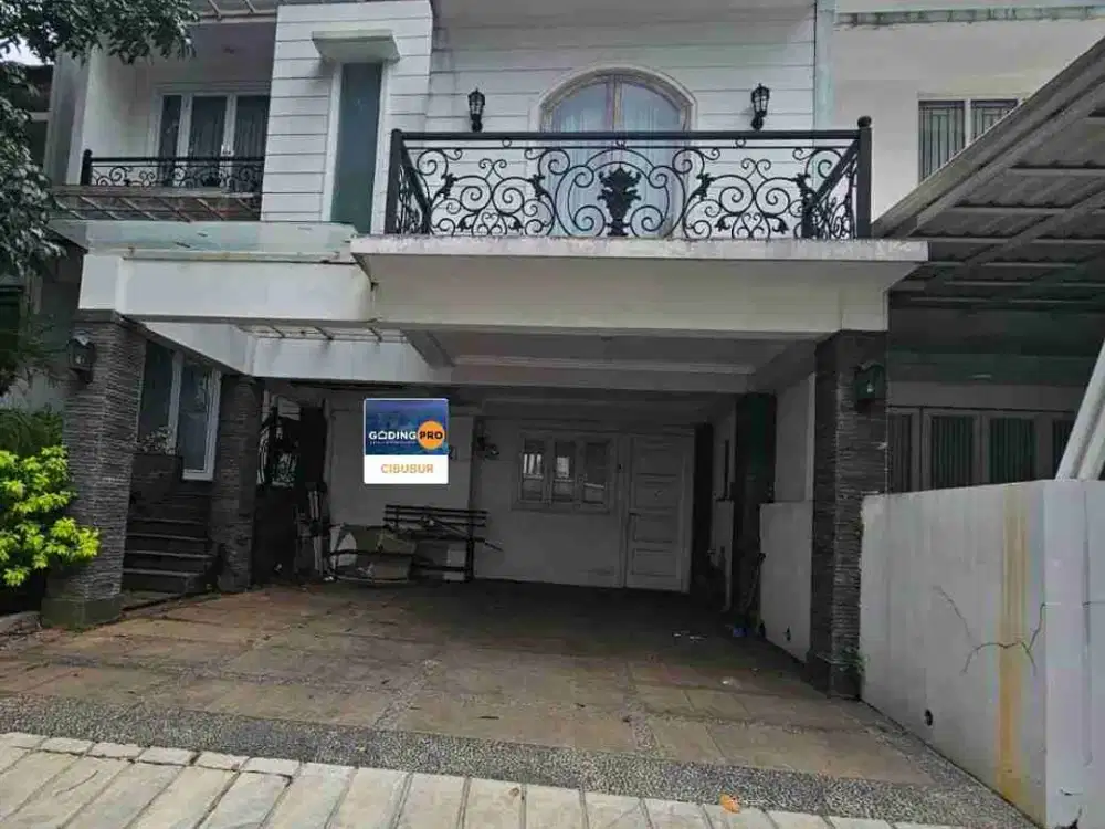 JUAL RUMAH RAPIH SIAP HUNI ADA POOL PRIBADI DI MAHOGANY CIBUBUR