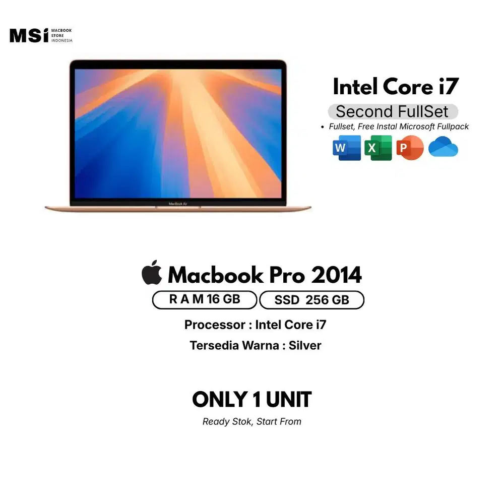 MACBOOK PRO 2014 RAM 16/256GB