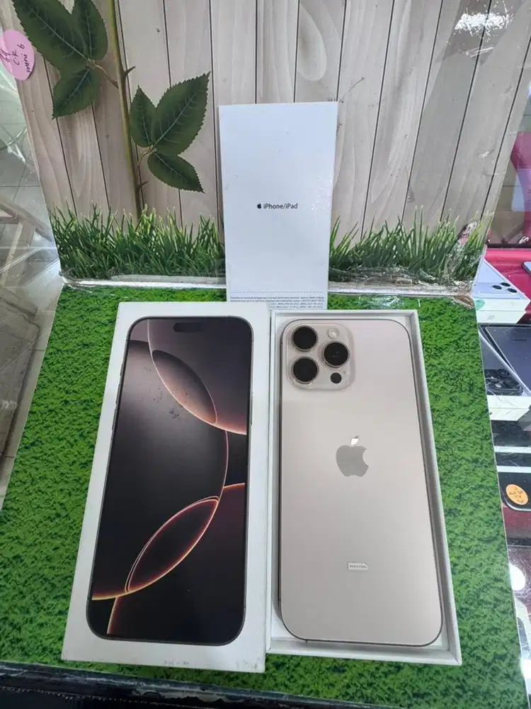 second iphone 16 pro max 256 ibox komplit