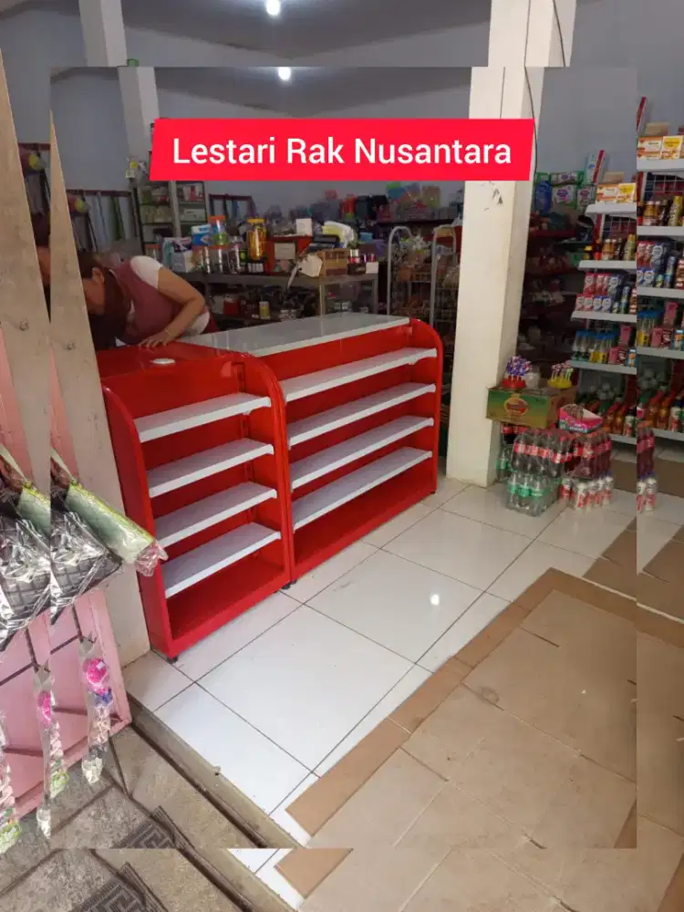 Meja Kasir minimarket/besi tebal/awet