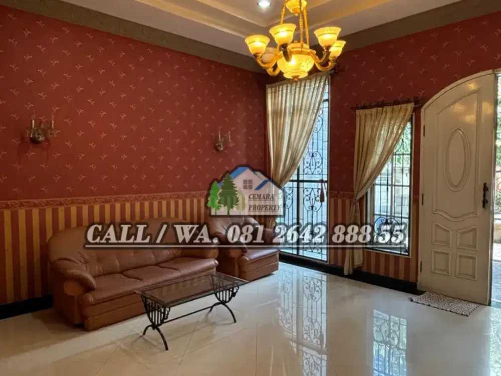 DIJUAL VILLA KOMP CEMARA ASRI JALAN FLAMBOYAN