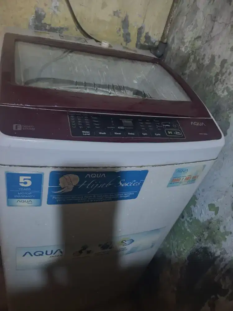 Mesin cuci 1 tabung normal siap pakai .