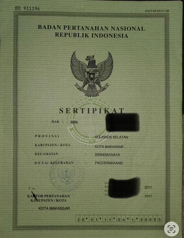 Dijual murah tanah perumahan