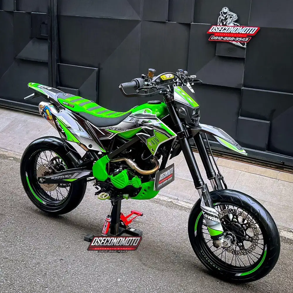KLX 150 LOW KM MULUS‼️ TRAIL RALLY SUPERMOTO TOURING DTRAKER