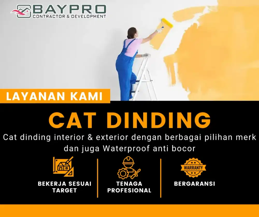 JASA CAT RUMAH dan WATERPROOFING KEBOCORAN BANGUNAN | SL