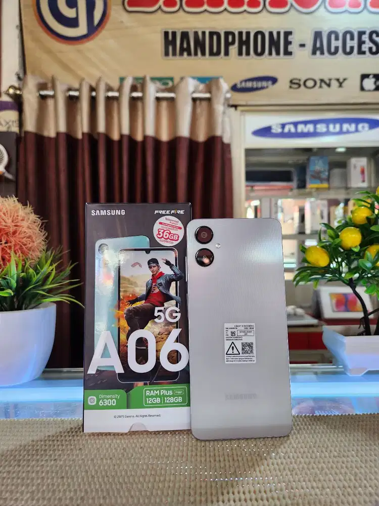 Samsung A06 5G Ram (6+6) 12Gb/ 128Gb Fullset Mulus Ori 100% Bergansi