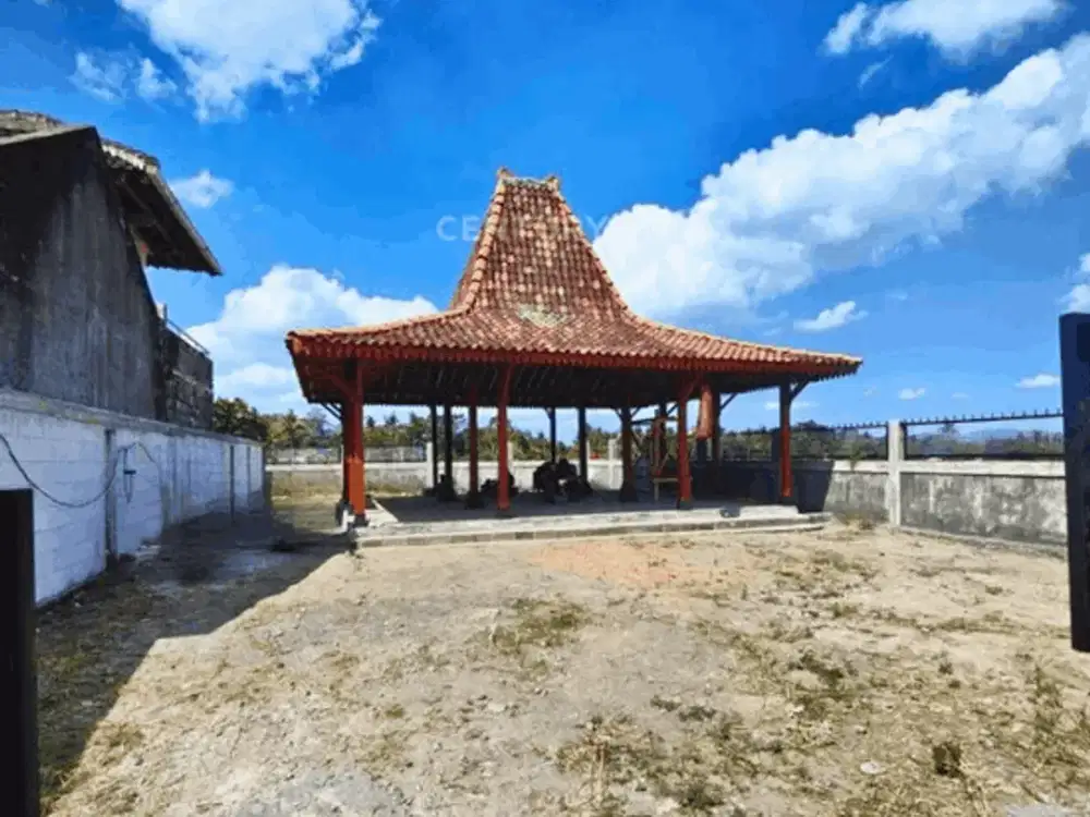 Tanah Sewa Bonus Joglo Cocok Utk Kuliner Dekat Bandara Lama