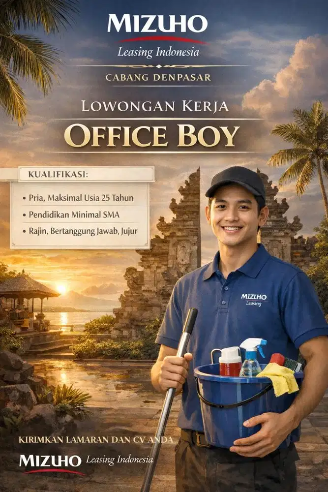 DIBUTUHKAN SEGERA OFFICE BOY