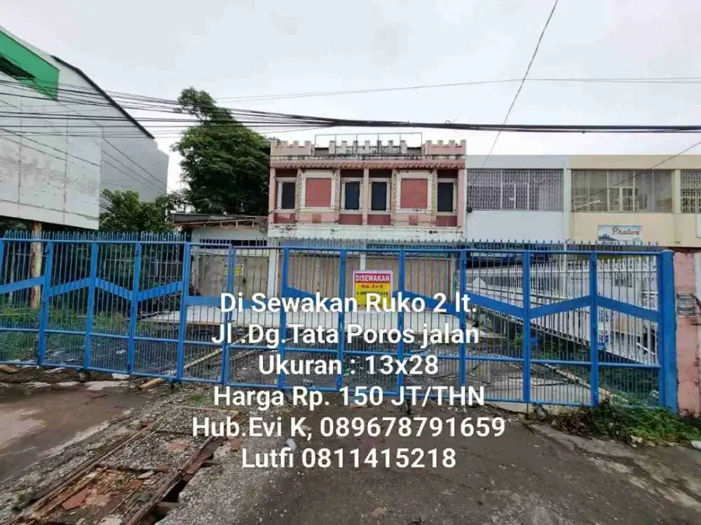Disewakan Ruko 2 Lt di Jl. Dg. Tata Raya Makassar