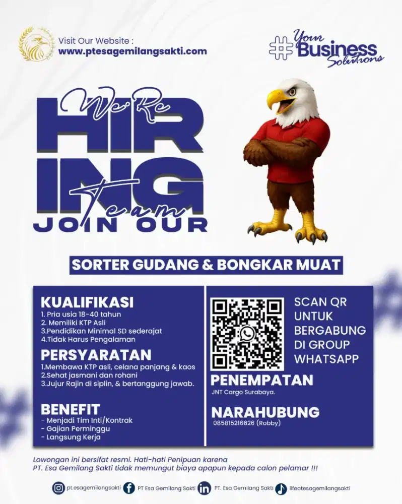 Loker phl jnt cargo gateway surabaya