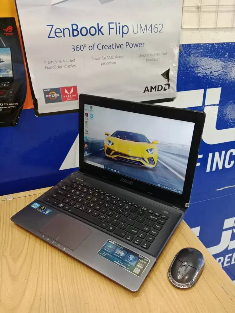 PROMO LAPTOP KERJA ASUS K45V CORE i7 RAM 8GB SIAP PAKAI