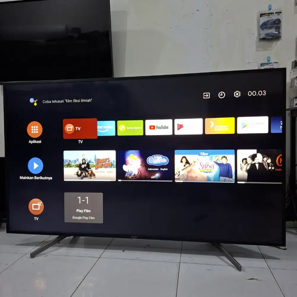 TV LED Sony BRAVIA 65 65X8000G 4K HDR Android TV Mulus No Minus