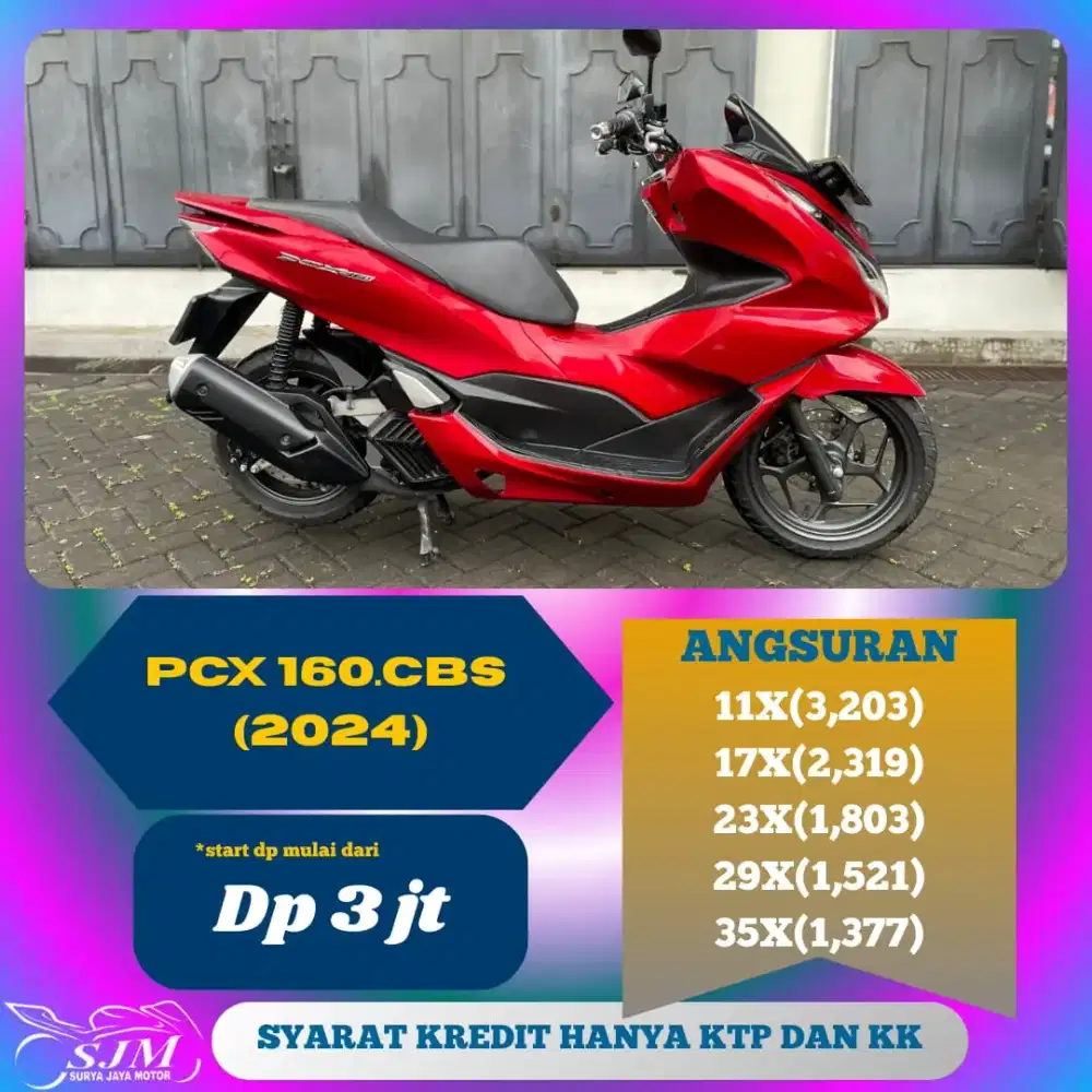 HONDA PCX 160 CBS 2024 CASH & KREDIT