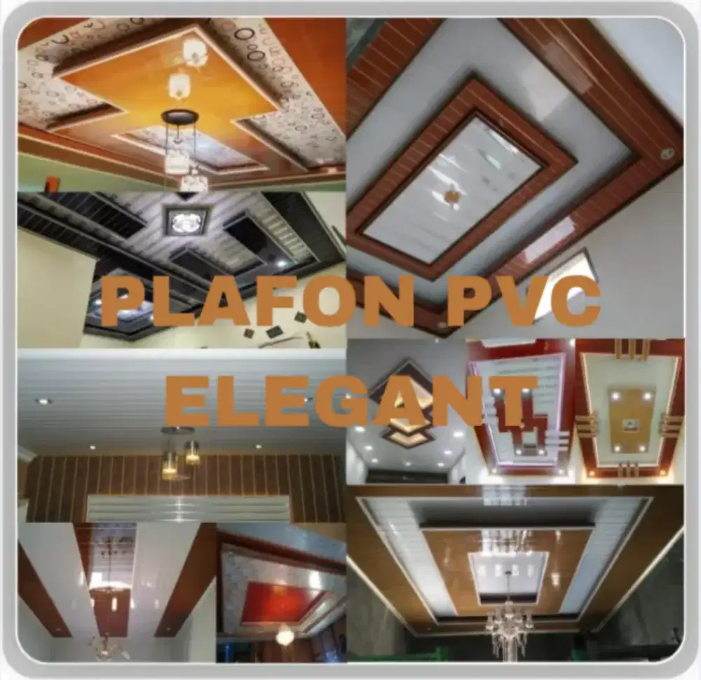 JUAL BAHAN & TERPASANG PLAFON PVC