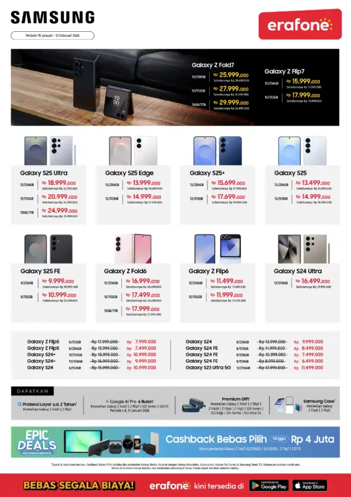 PROMO SAMSUNG GALAXY S SERIES