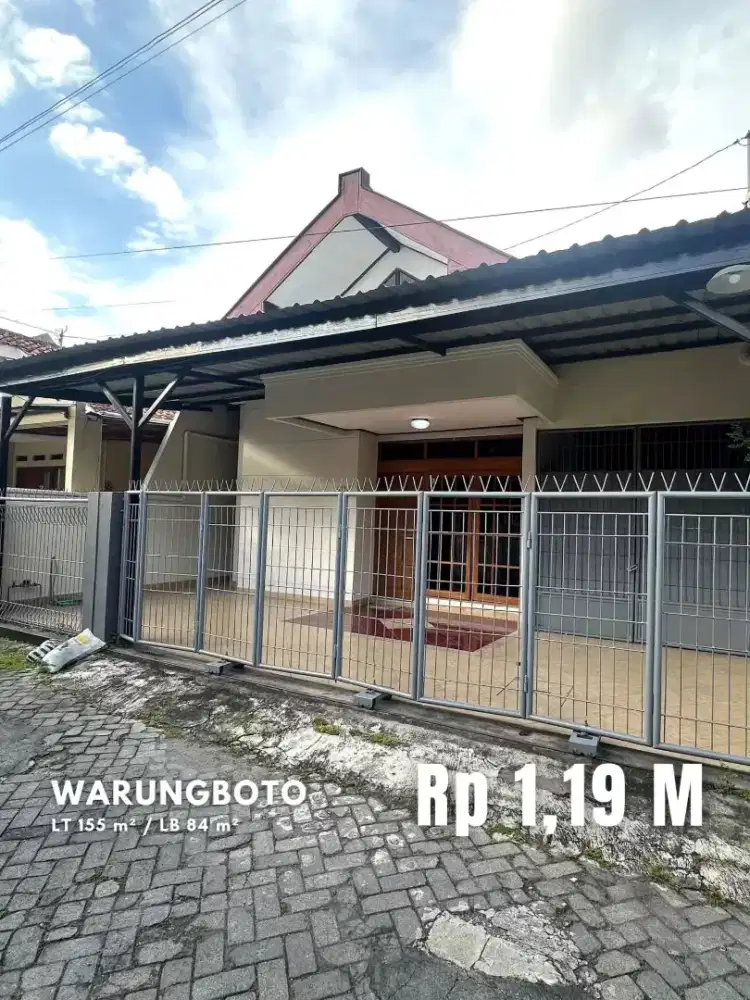 Dijual Rumah Strategis di Warungboto dekat Kampus UAD Umbulharjo