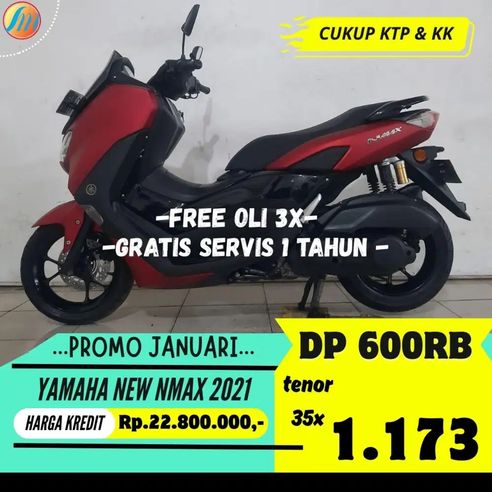 DP CUKUP 600RB ANGSURAN SANGAT RINGAN YAMAHA NEW NMAX 2021 BERGARANSI