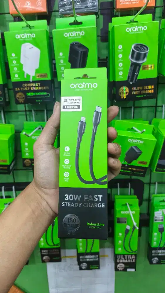 KABEL DATA TYPE C TO LIGHTNING 30W ORAIMO OCD-114CL