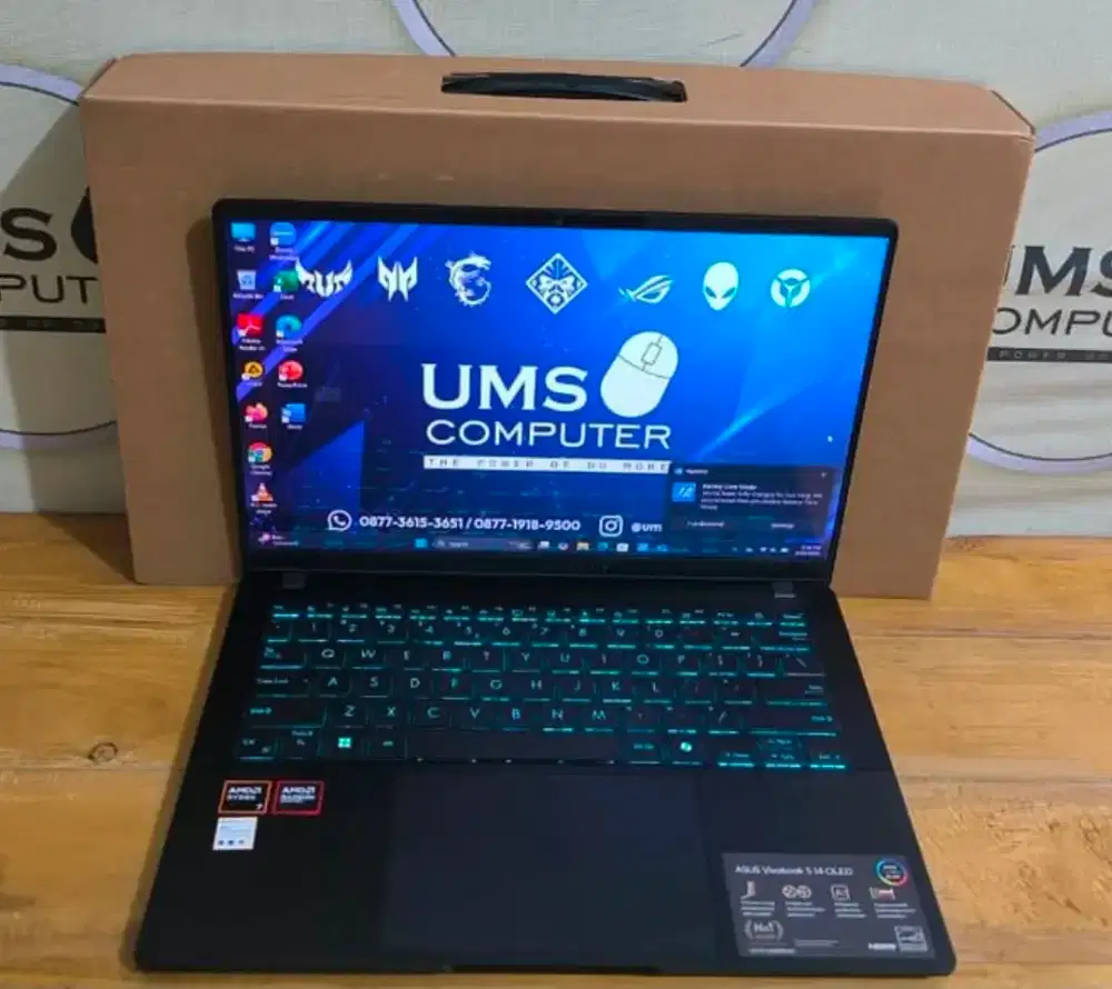 Asus Vivobook S14 OLED M5406UA R7-8845HS RAM 16GB Garansi 1thn