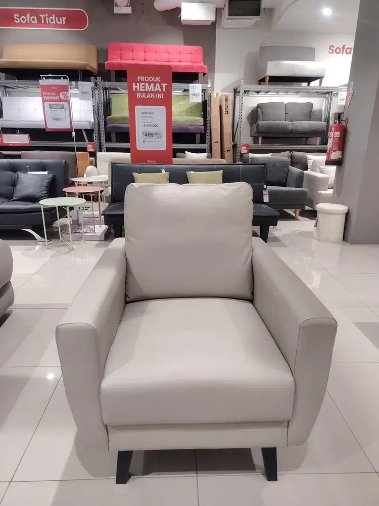 Sofa Kulit Garson 1 Seater