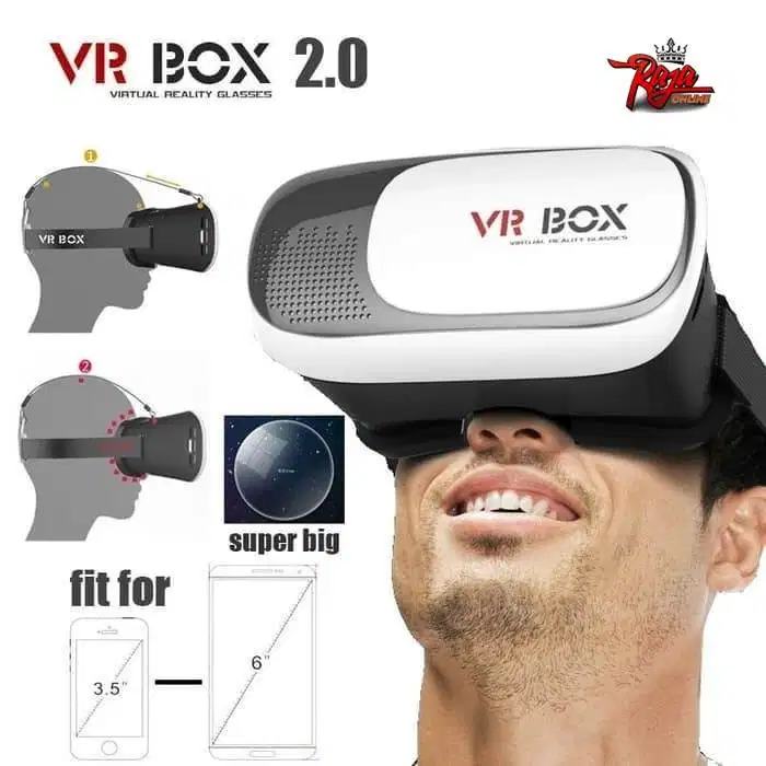 Kacamata VR Box 3D Reality Visual Gaming / 3D Glasses