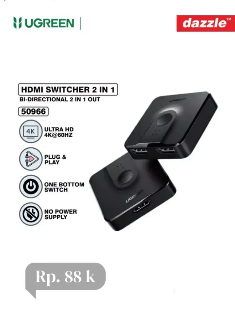 Ugreen HDMI switcher 2 in 1