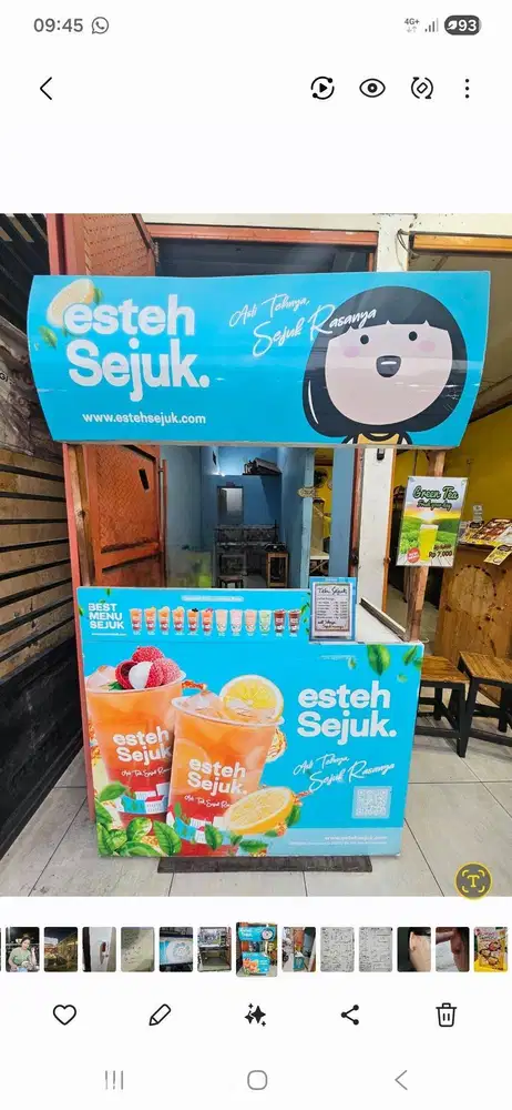 Jual booth minuman