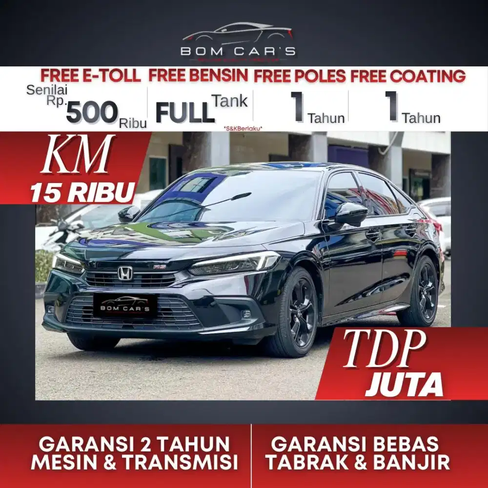 CASH 450 JUTA | HONDA CIVIC RS 1.5 SENSING AT 2023