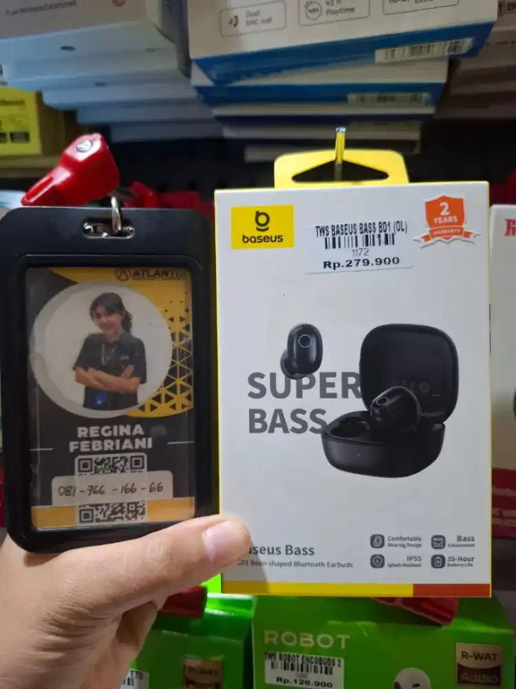 TWS BASEUS BASS BD1 | ATLANTIS DAHSYAT