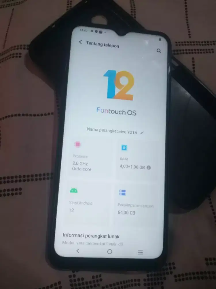 Vivo y21a 4+1/64 oran resmi segelan