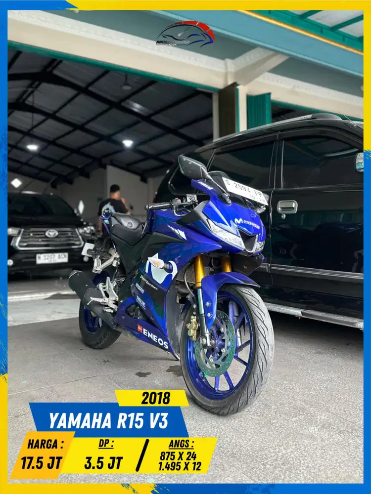 YAMAHA R15 V3 2018 PLAT S GERCEP MASZEHH HIKMAH MOTOR KEPUH MALANG