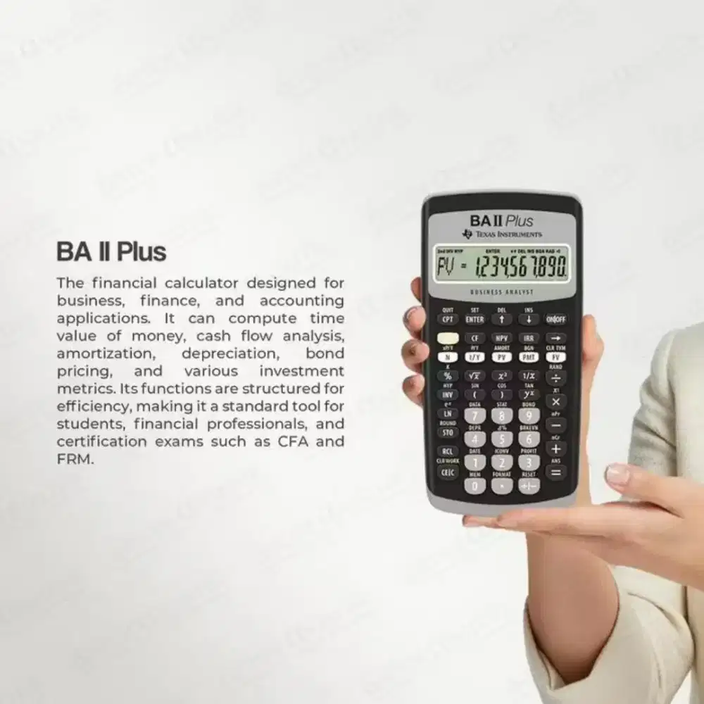 Texas Instruments BA II Plus Profesional Financial Calculator