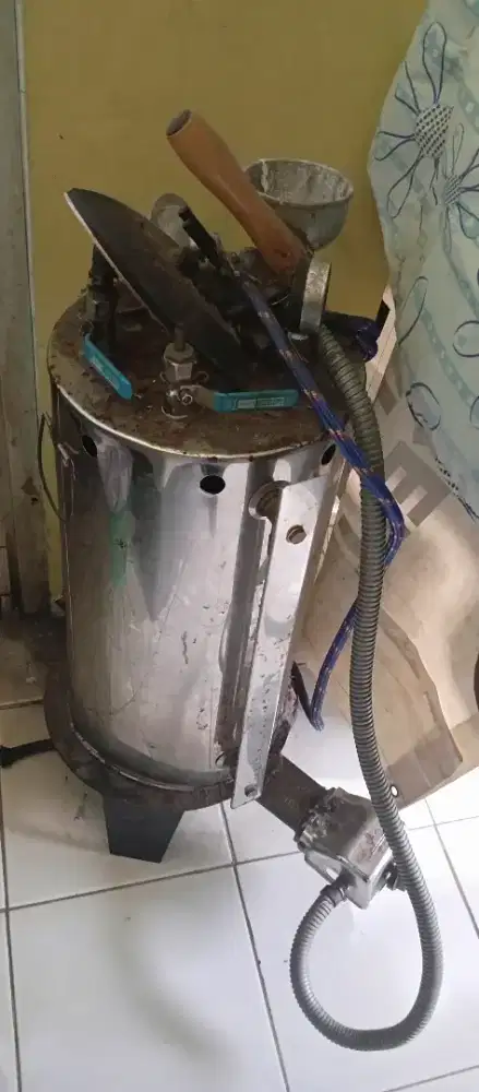 Setrika uap+boiler+selang