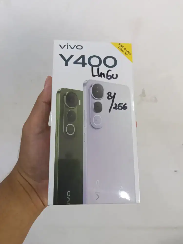 Vivo Y400 8/256 layar amoled fashlt charge
