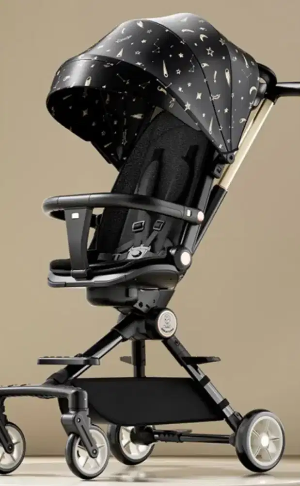 Stroller anak warna hitam