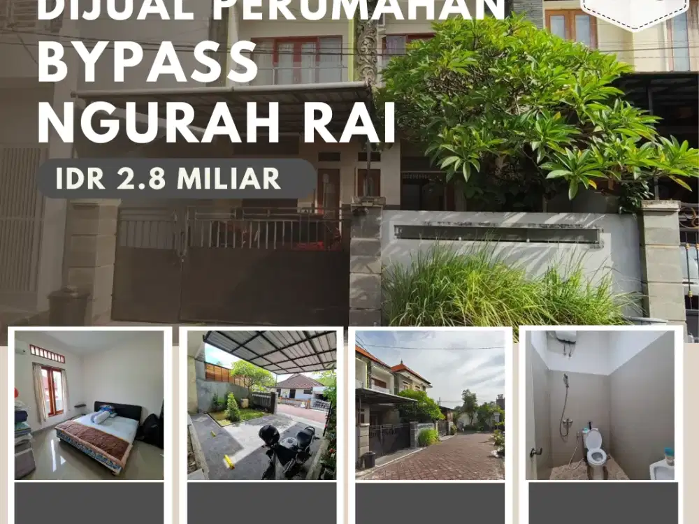 for sale rumah di perumahan deket bypass ngurah rai