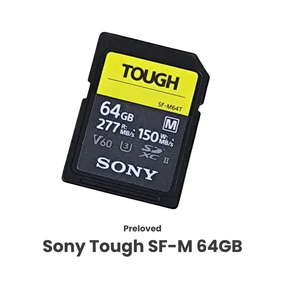 Preloved SD Card Sony Tough 64GB UHS-II